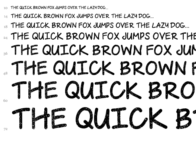 Urban Class font waterfall